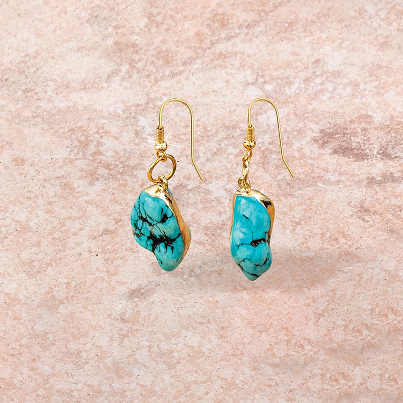 Free Spirit Howlite Earrings